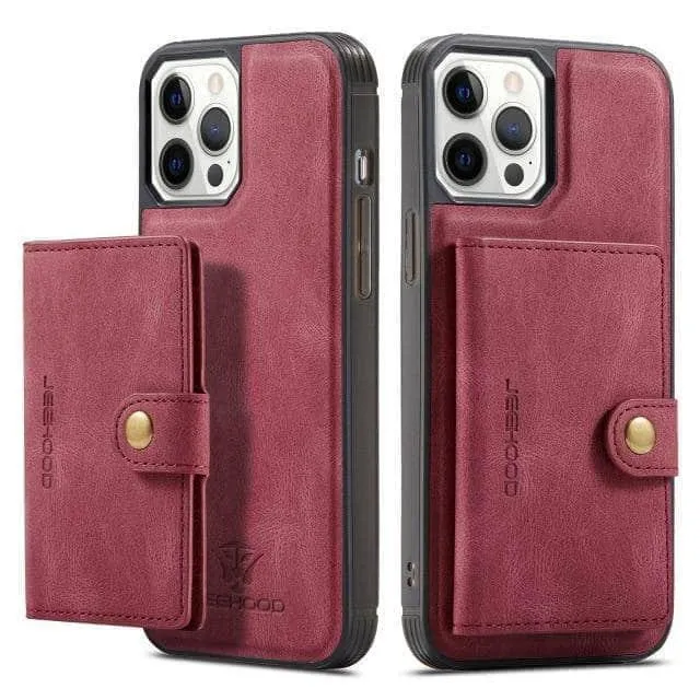 Magnetic Magsafe Leather Case iPhone 12 Stand Holder