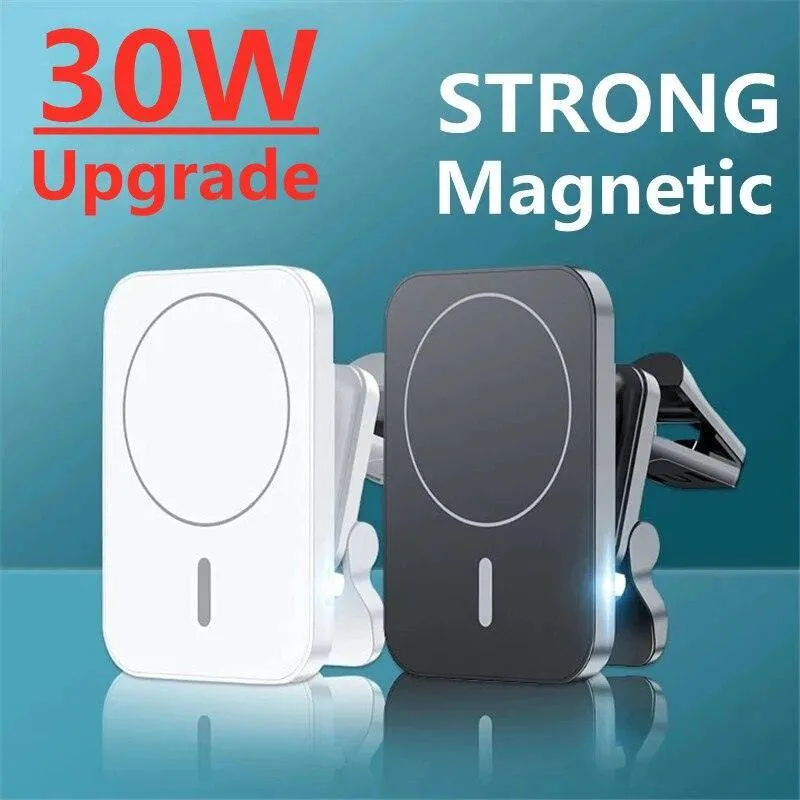 Magnetic phone holder & charger (30W)
