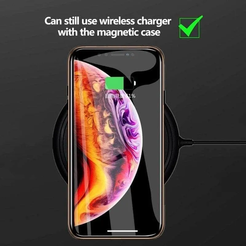 Magnetic Tempered iPhone 15 Pro Max Glass Privacy Case