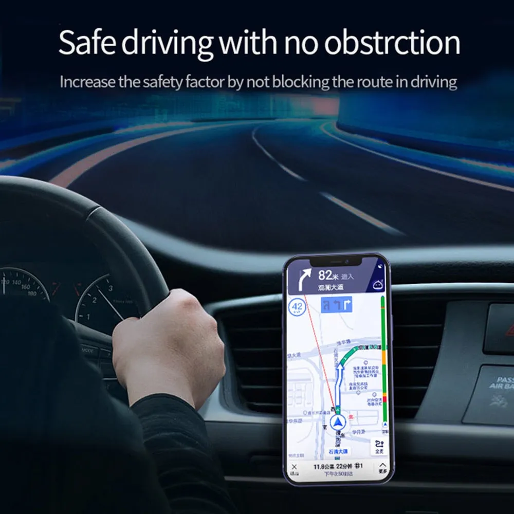 Magnetic Wireless Car Charger AirVent Mount Compatible With For Magsafe iPhone 12 ProMax Mini 15W Fast Charging Car Phone Holder
