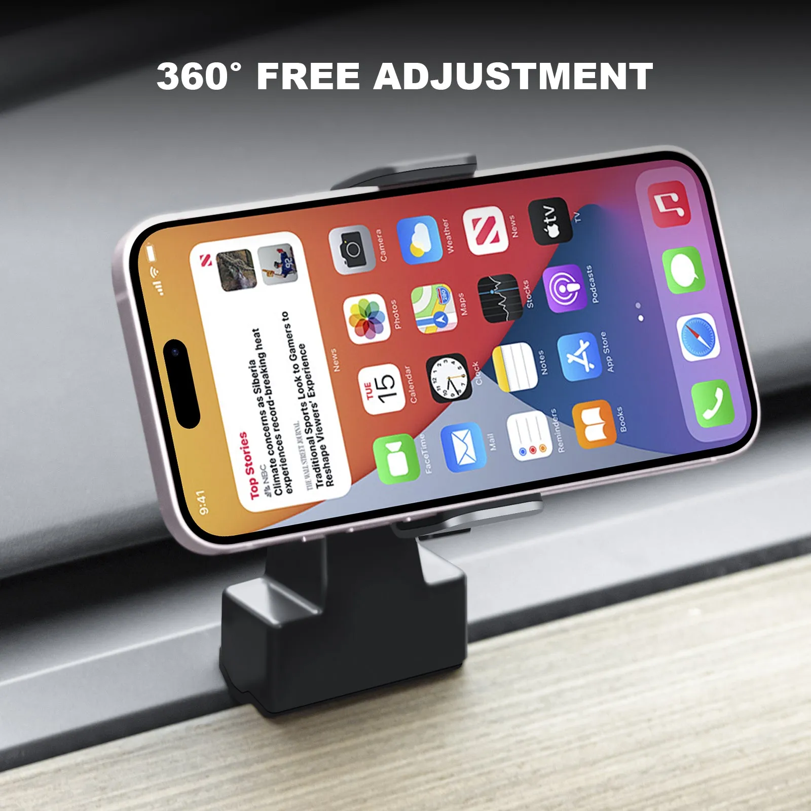 MagSafe Electric Car phone Mount Holder compatible with 2017-2024 Tesla Model 3&Y Accessories