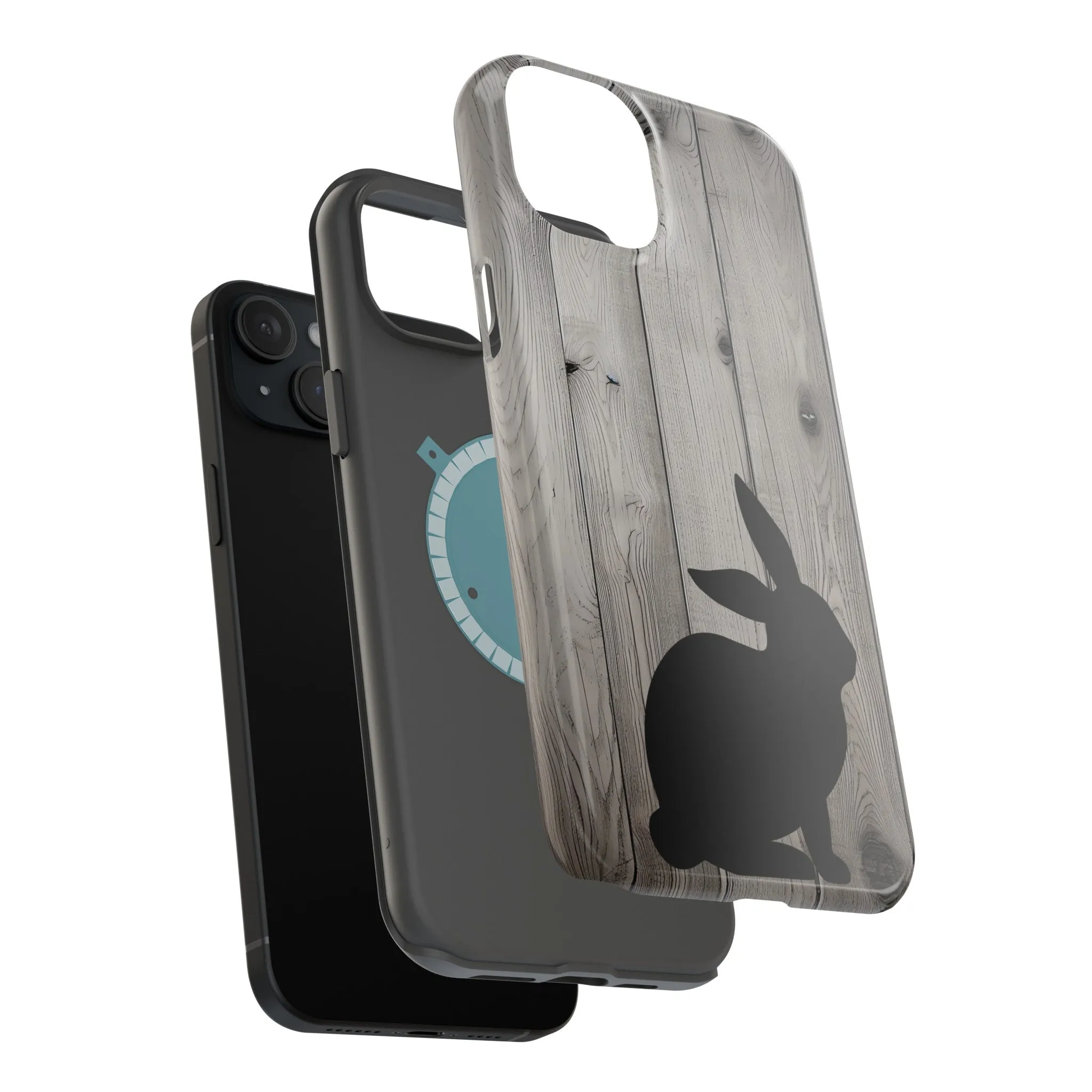 MagSafe iPhone Tough Cases - iPhone Rabbit Phone Cases - Show Bunny