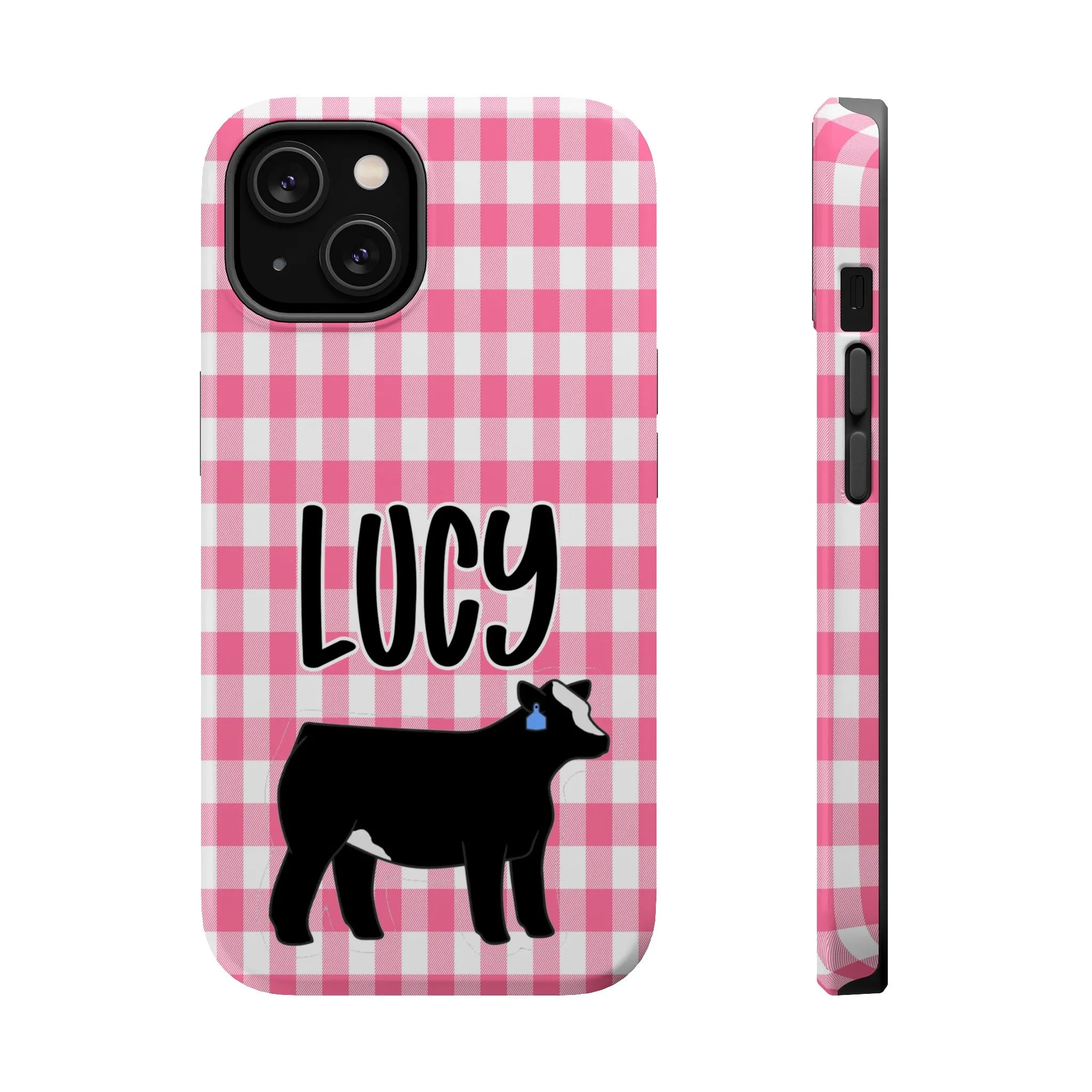 MagSafe iPhone Tough Phone Case - iPhone Cow Phone Cases - Livestock Show Market Heifer