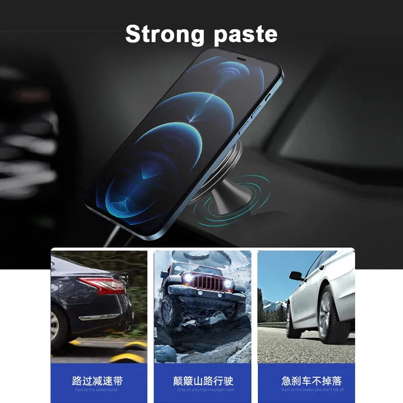 MagSafe Magnetic Car Holder for iPhone 12 Samsung Air Outlet GPS Car Navigation Phone Stand Holder Universa Car Support Mount
