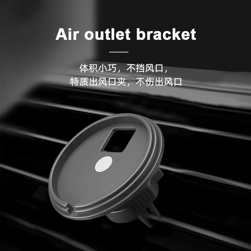 MagSafe Magnetic Car Holder for iPhone 12 Samsung Air Outlet GPS Car Navigation Phone Stand Holder Universa Car Support Mount