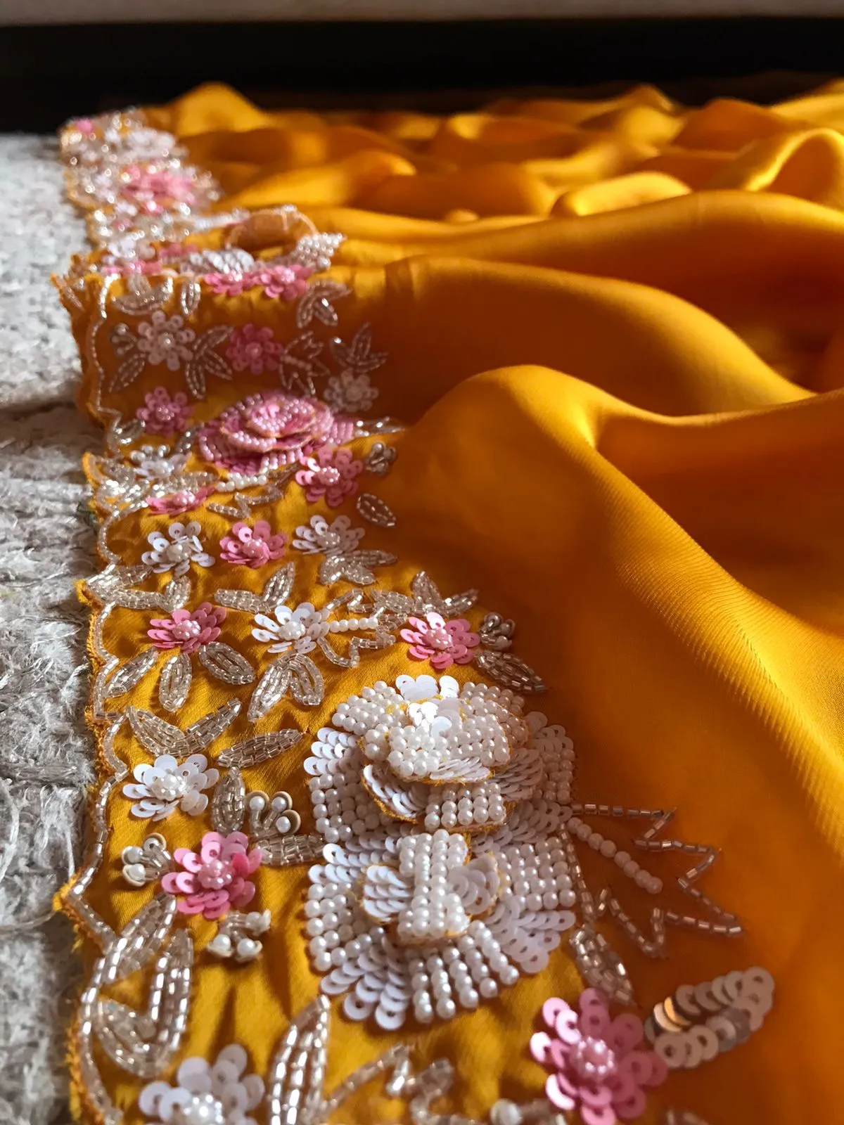 Mahishani premium plush Organza Silk Saree