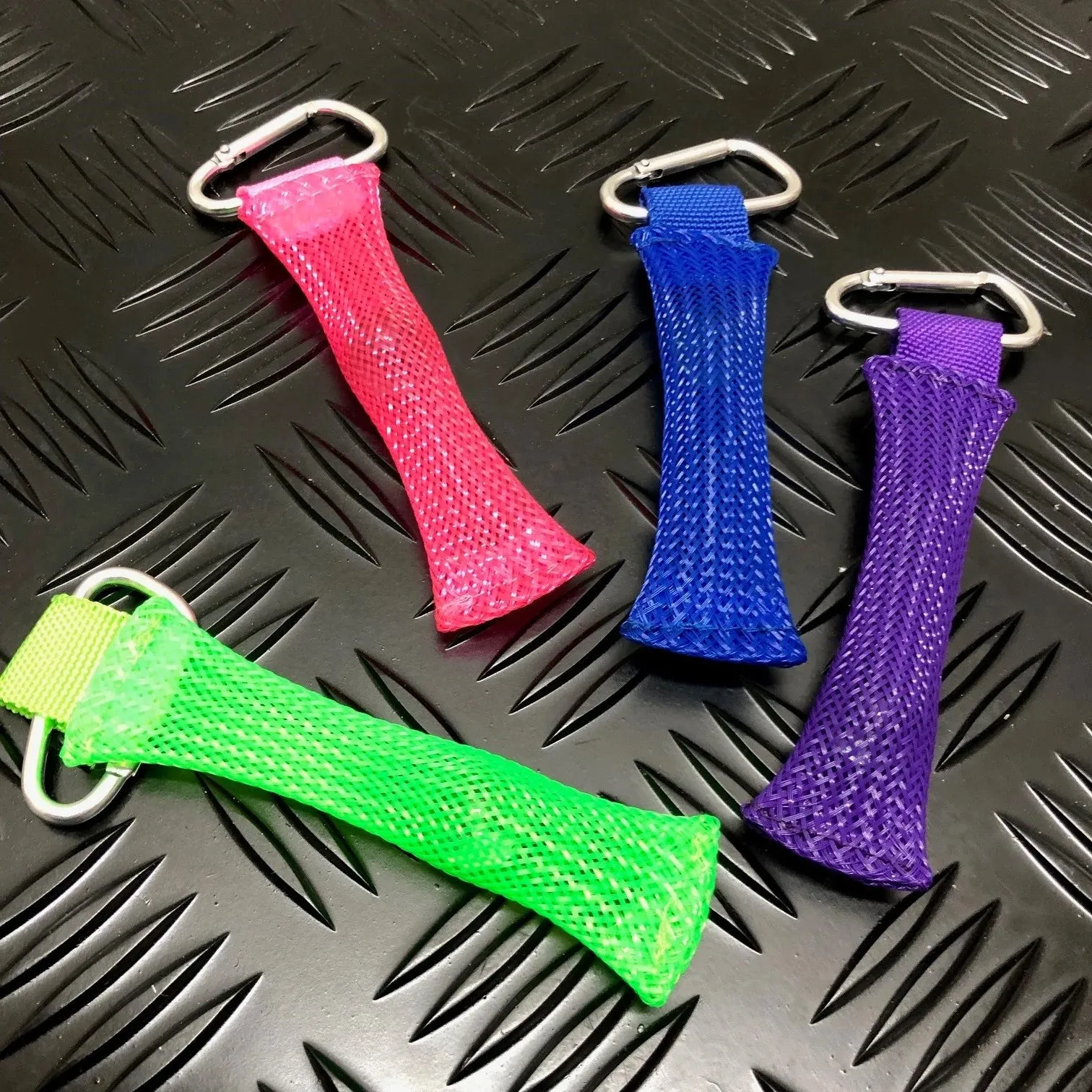 Marble Mesh Fidget Keyring