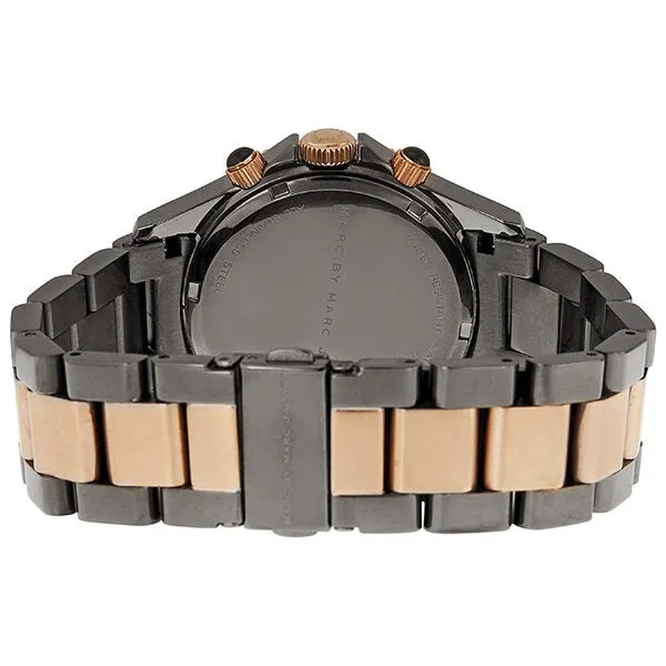Marc by Marc Jacobs Chronograph Grey Dial Two-tone Men's Watch MBM3157