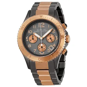 Marc by Marc Jacobs Chronograph Grey Dial Two-tone Men's Watch MBM3157