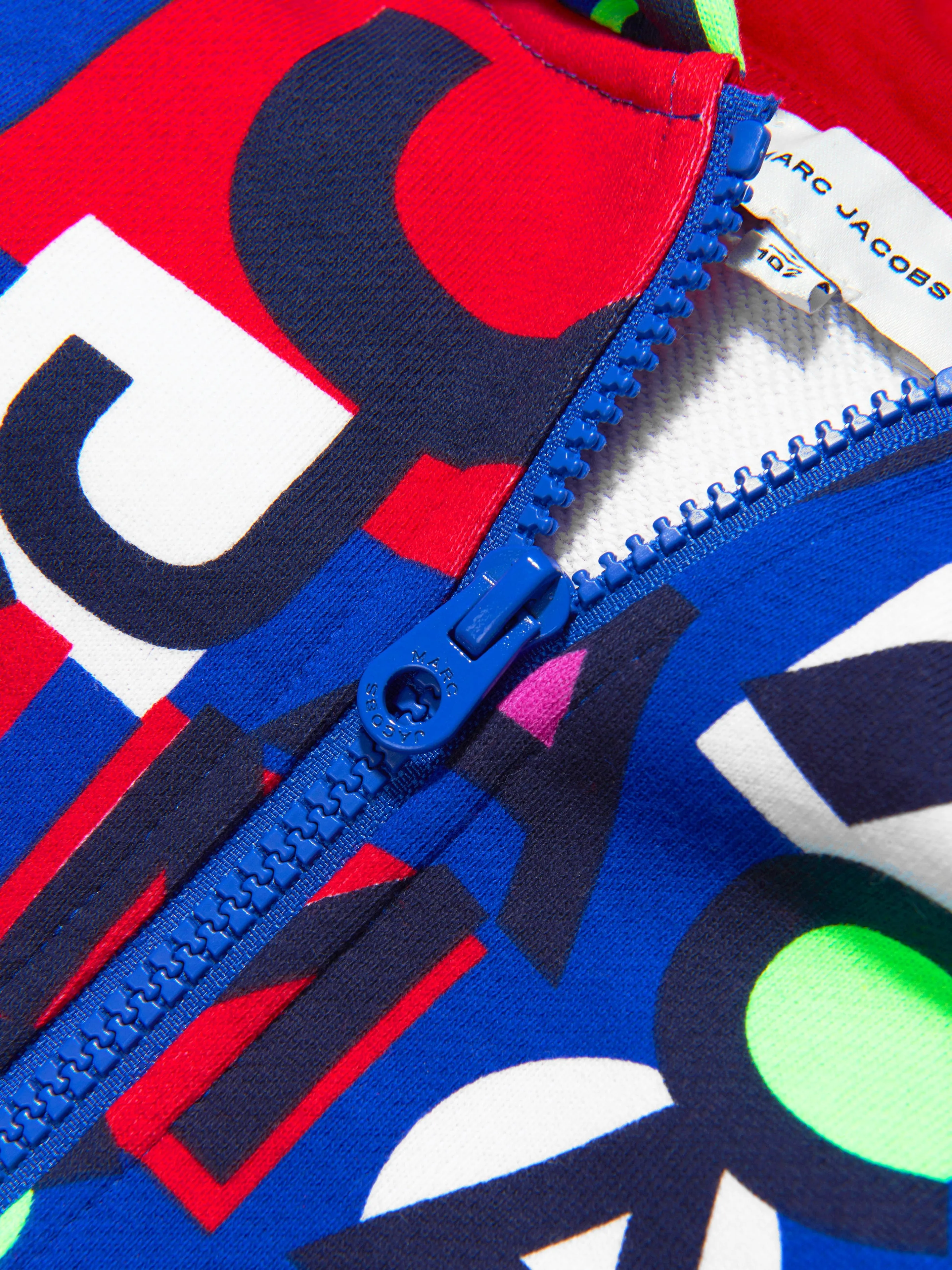MARC JACOBS Boys Monogram Zip Up Top