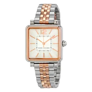 Marc Jacobs Vic Silver Dial Ladies Two Tone Watch MJ3463