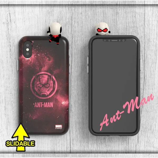 Marvel Antman Mini Figure Slide Cover Bumper Card Slot S2 iPhone Case