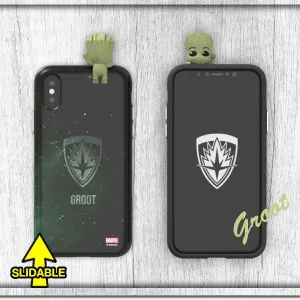 Marvel Groot Mini Figure Slide Cover Bumper Card Slot S2 Phone Case