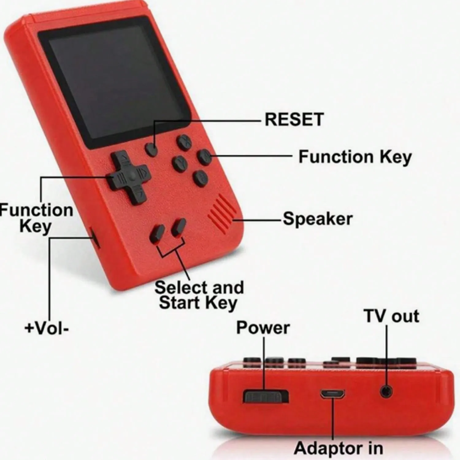 Maze house handheld game|1pc Macaron Mini 400 In 1 Game Player Handheld
