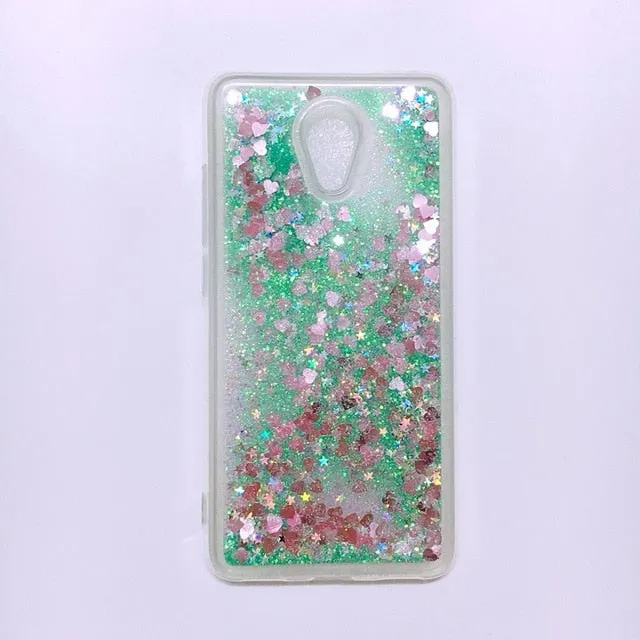Meizu M5 M6 Note Case Cover Glitter Liquid Quicksand Phone Case on for Funda Meizu M5 M6 M5S MS6 M3S MX6 M3 Note Case Capa Women