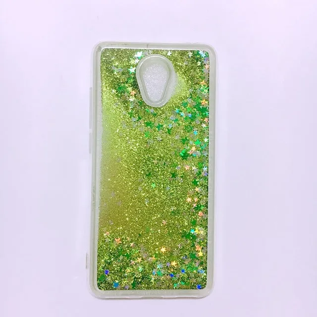Meizu M5 M6 Note Case Cover Glitter Liquid Quicksand Phone Case on for Funda Meizu M5 M6 M5S MS6 M3S MX6 M3 Note Case Capa Women