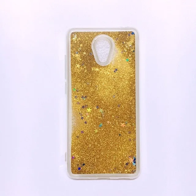 Meizu M5 M6 Note Case Cover Glitter Liquid Quicksand Phone Case on for Funda Meizu M5 M6 M5S MS6 M3S MX6 M3 Note Case Capa Women