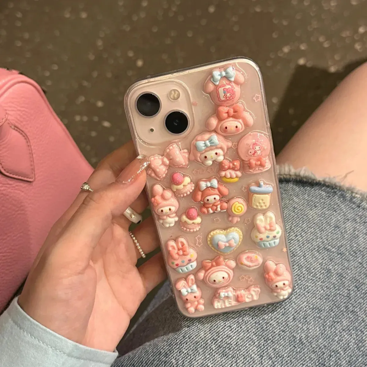 Melody & Kuromi Deco iPhone Case