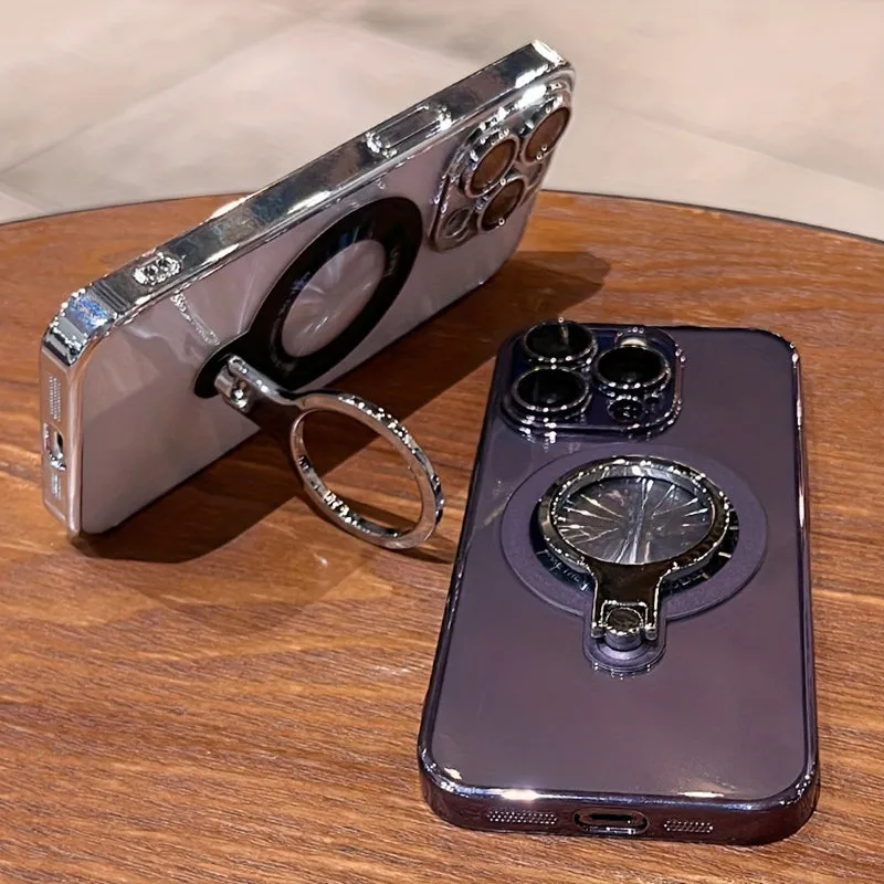 [MELODY SKY]Ring Bracket Is Suitable For IPhone 15/15 Pro Max/14 Pro Max/14 Pro/14/13/13 Pro/13 Pro Max Case For Women, Case For New Fashion Trend, High-end Protective Cover, Case, Full Package Protective Case, Creative Case For Men