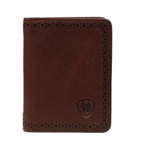 Men's Ariat Premium Leather Bi Fold Wallet by M&F Western A35128283