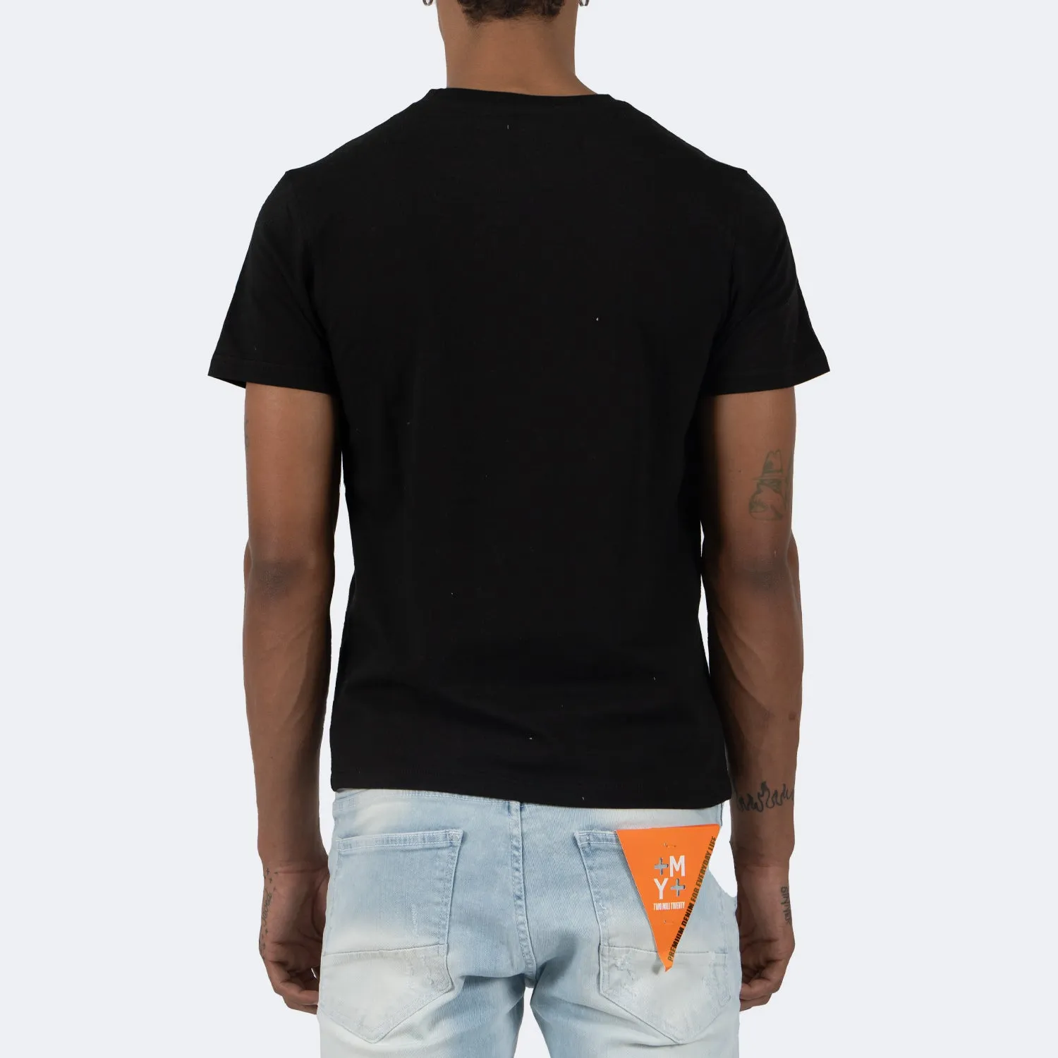 Men's TWO MILL TWENTY Imma Eat Regardless Graffiti T-Shirt Black White