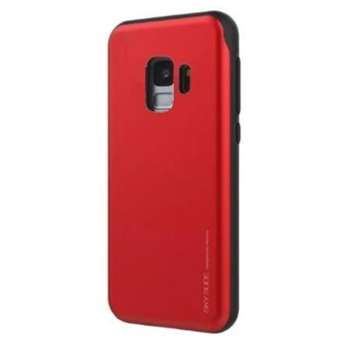 Mercury Sky Slide Bumper Case for Samsung Galaxy S9 Plus - Red