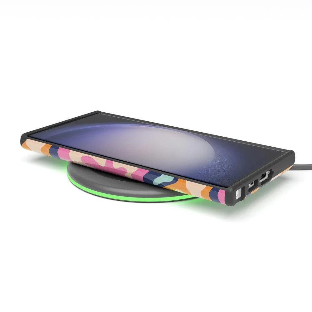 Midnight Color Splash | Abstract Retro Samsung Case