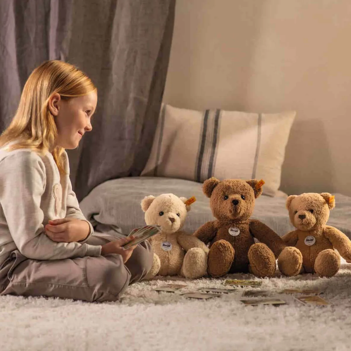 Mila Teddy Bear (30cm) in Vanilla by Steiff