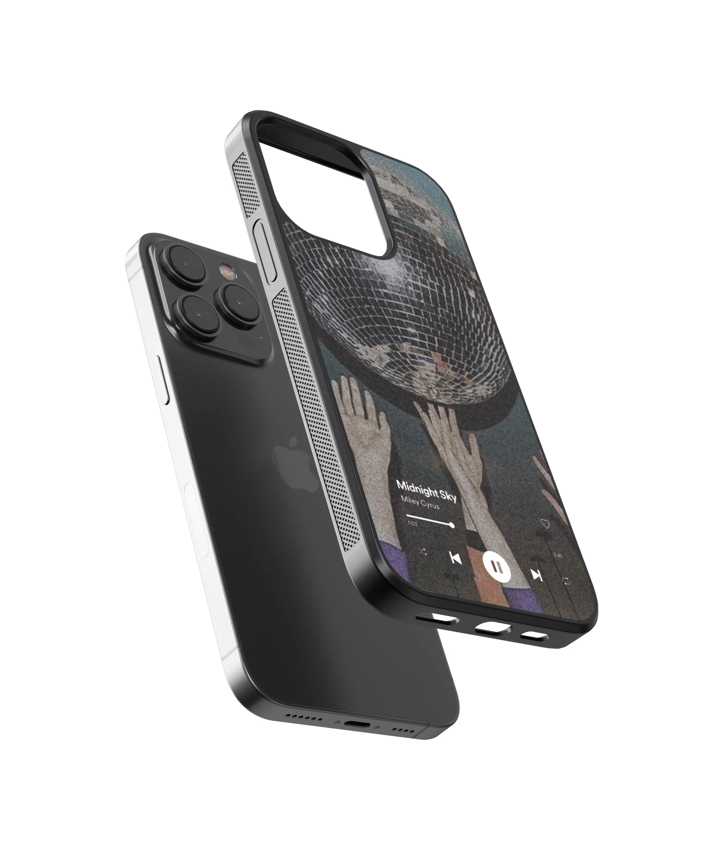 Miley Cyrus Midnight Sky Spotify Glass Phone Case Cover