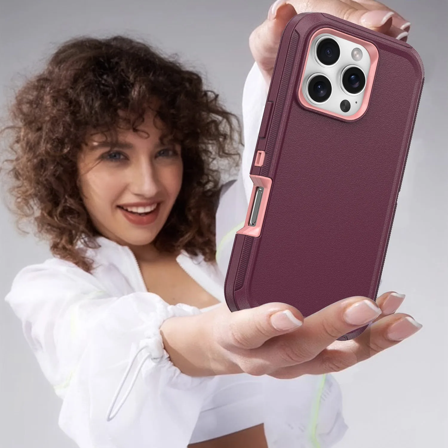 Military Ultra Protection iPhone Case with Glass Screen Protector
