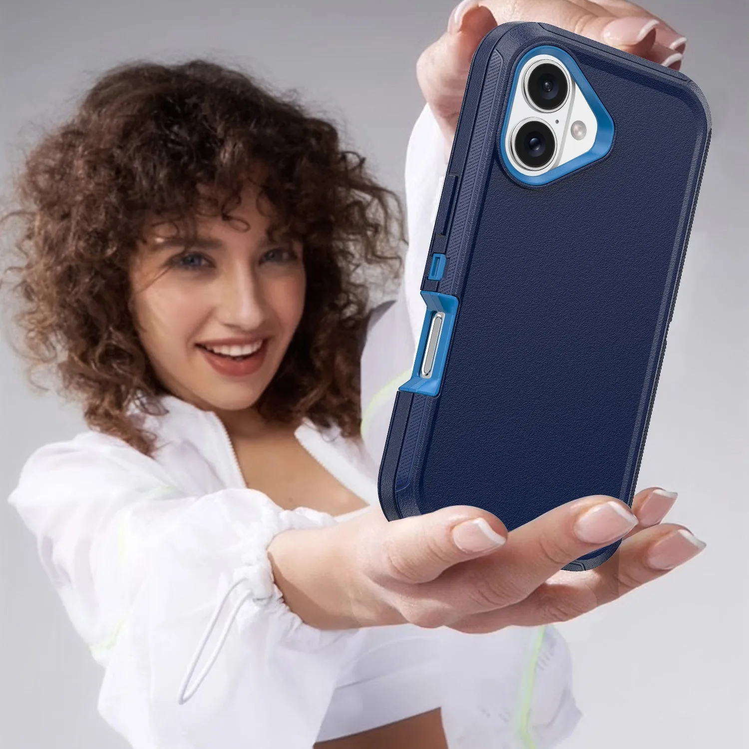 Military Ultra Protection iPhone Case with Glass Screen Protector