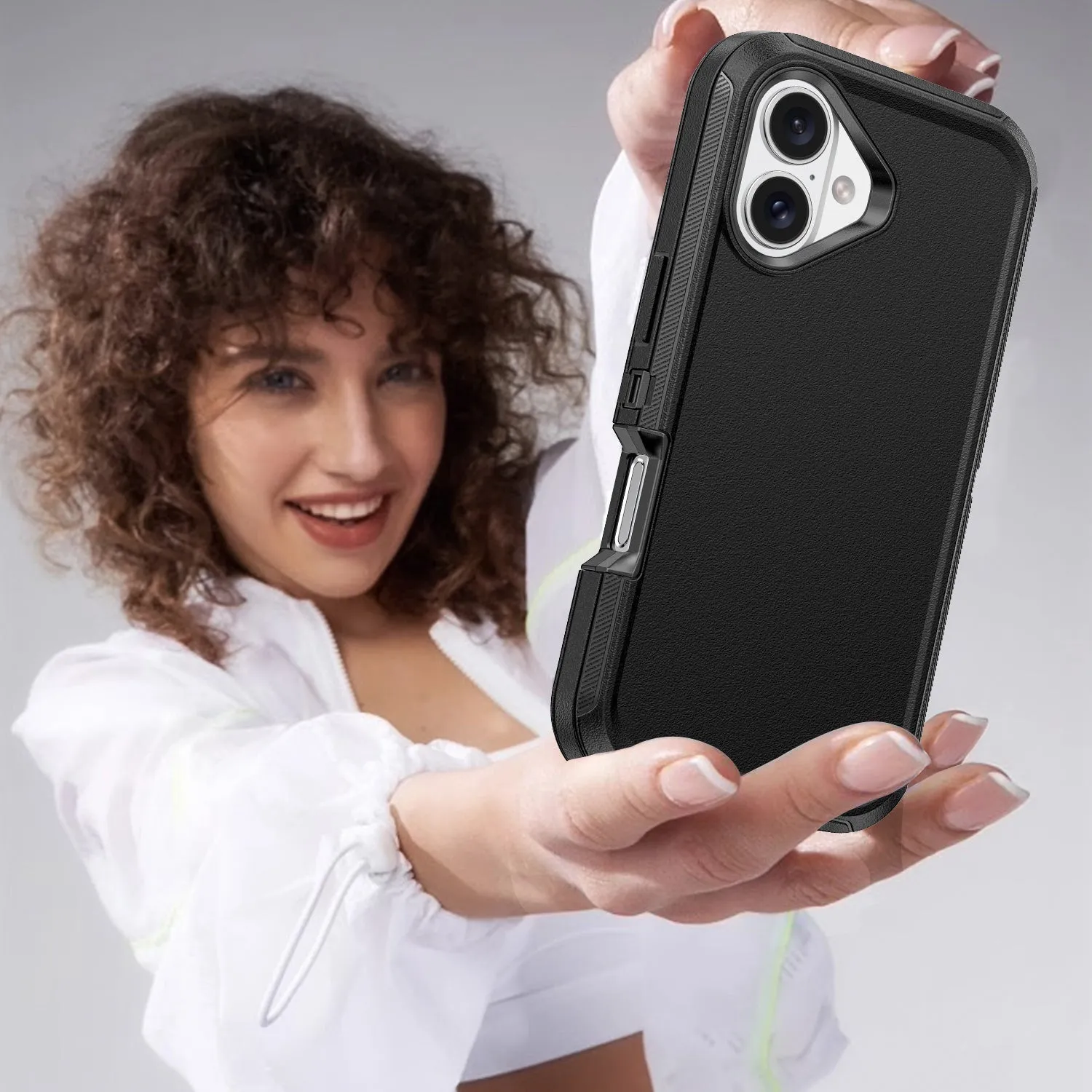 Military Ultra Protection iPhone Case with Glass Screen Protector