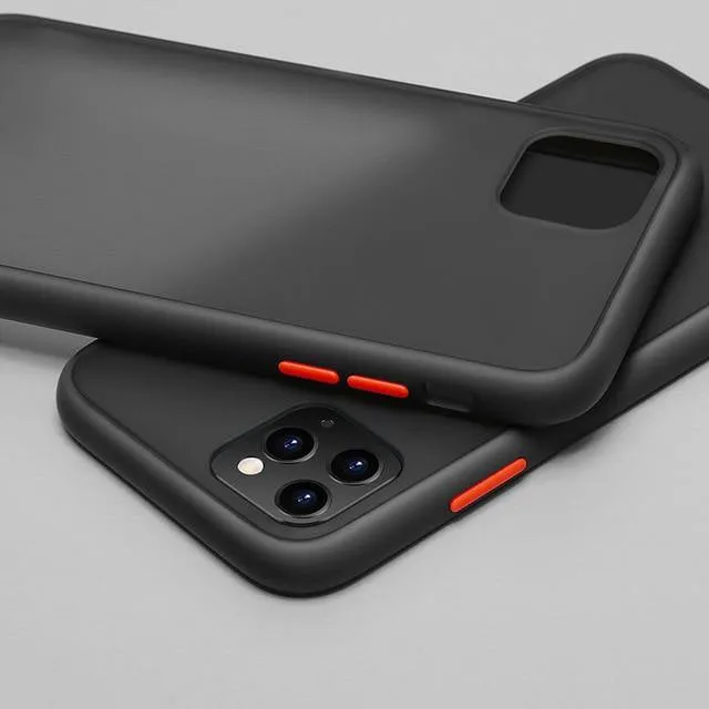 Mint Simple Matte Bumper Phone Case For iPhone