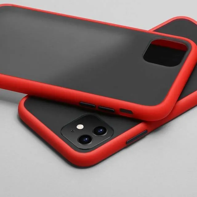 Mint Simple Matte Bumper Phone Case For iPhone