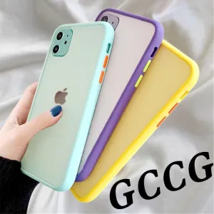 Mint Simple Matte Bumper Phone Case For iPhone