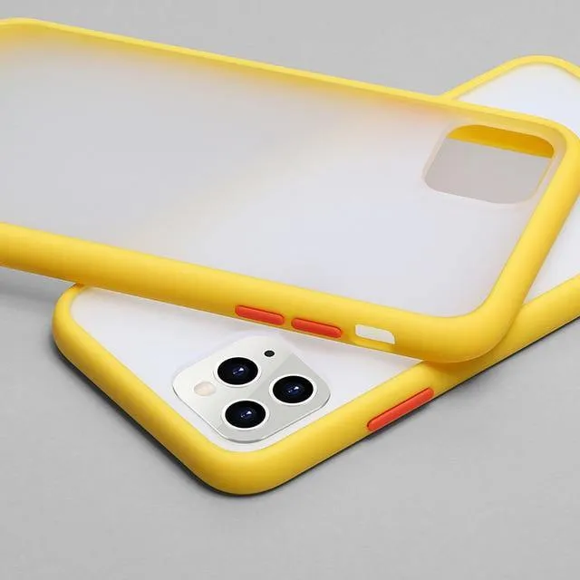 Mint Simple Matte Bumper Phone Case For iPhone