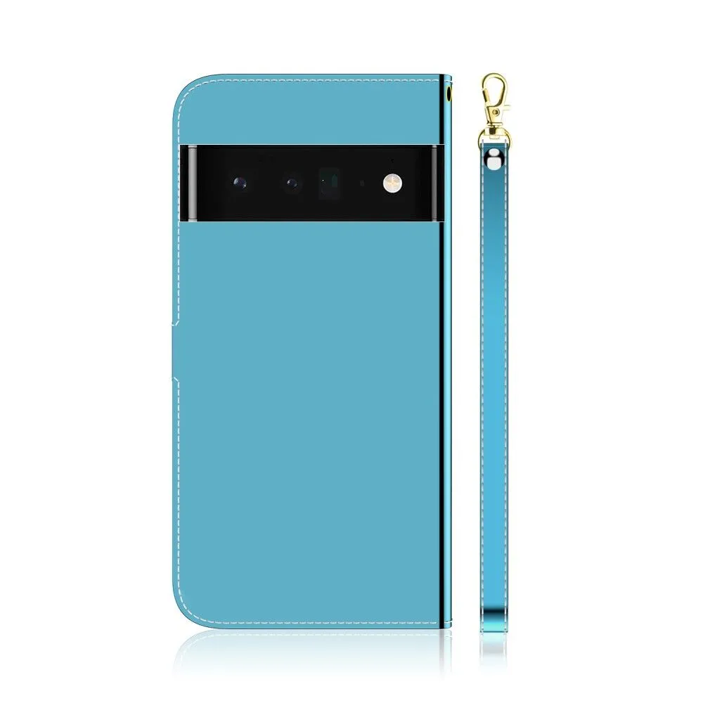 Mirror Google Pixel 6 flip case - Blue