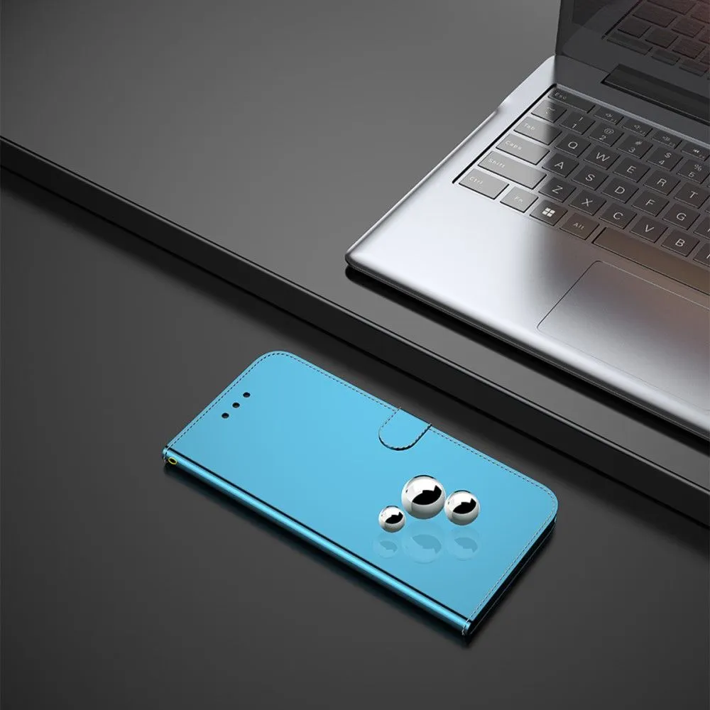Mirror Google Pixel 6 flip case - Blue