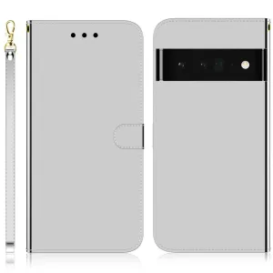 Mirror Google Pixel 6 Pro flip case - Silver