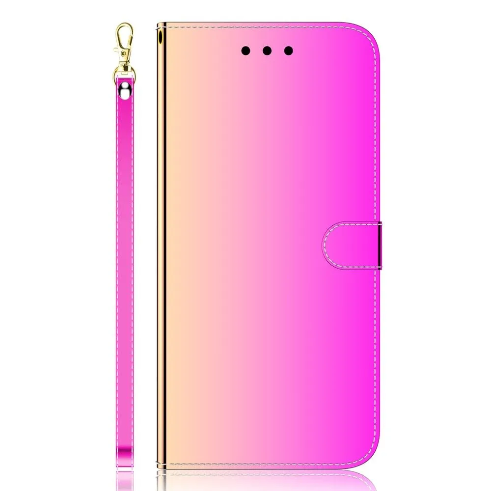 Mirror Motorola G Pure flip case - Rose