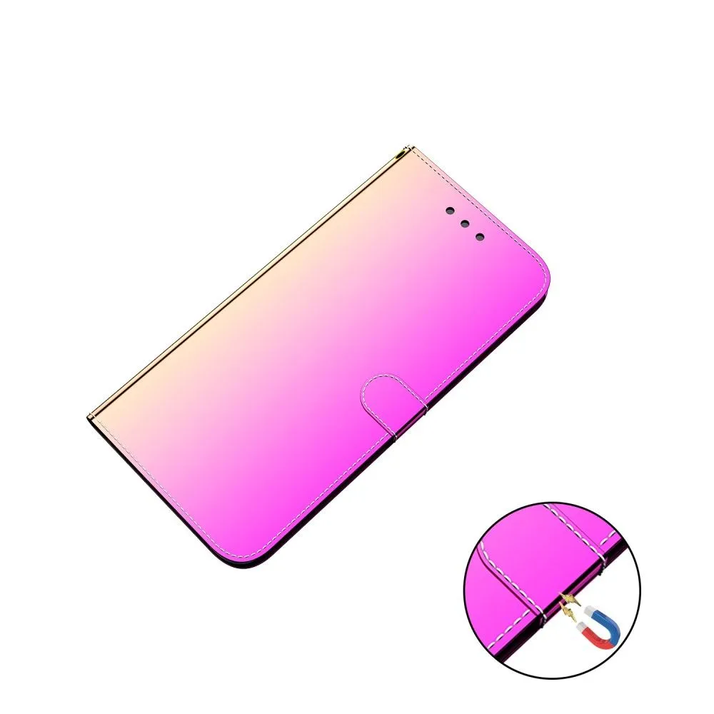 Mirror Motorola G Pure flip case - Rose