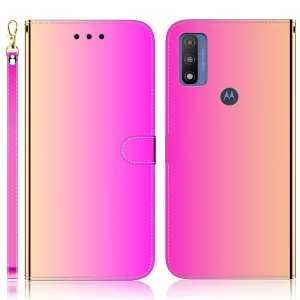 Mirror Motorola G Pure flip case - Rose