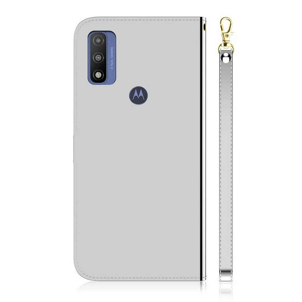 Mirror Motorola G Pure flip case - Silver