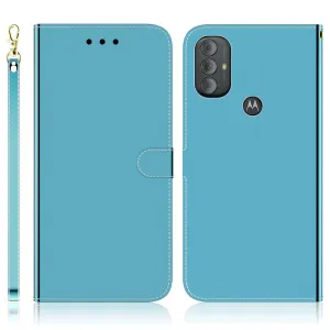 Mirror Motorola Moto G Power (2022) flip case - Blue