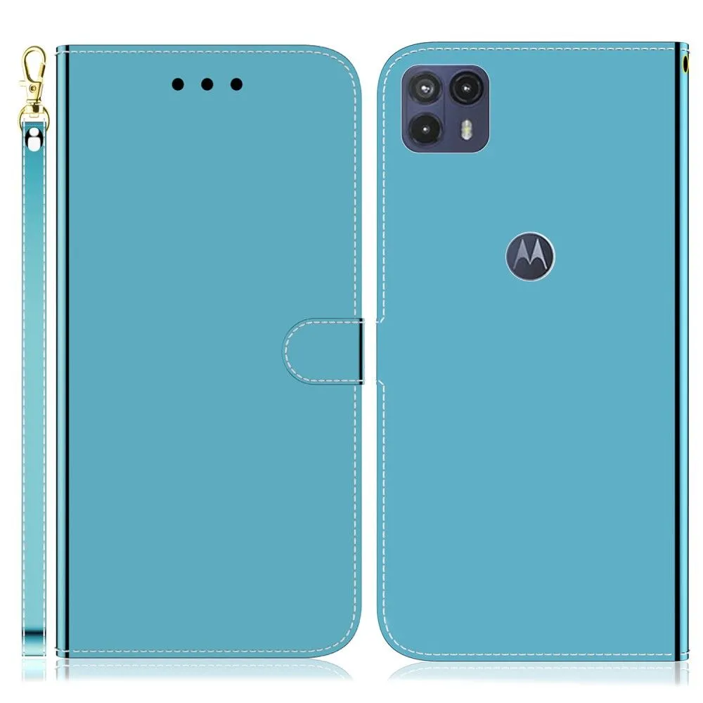 Mirror Motorola Moto G50 5G flip case - Blue