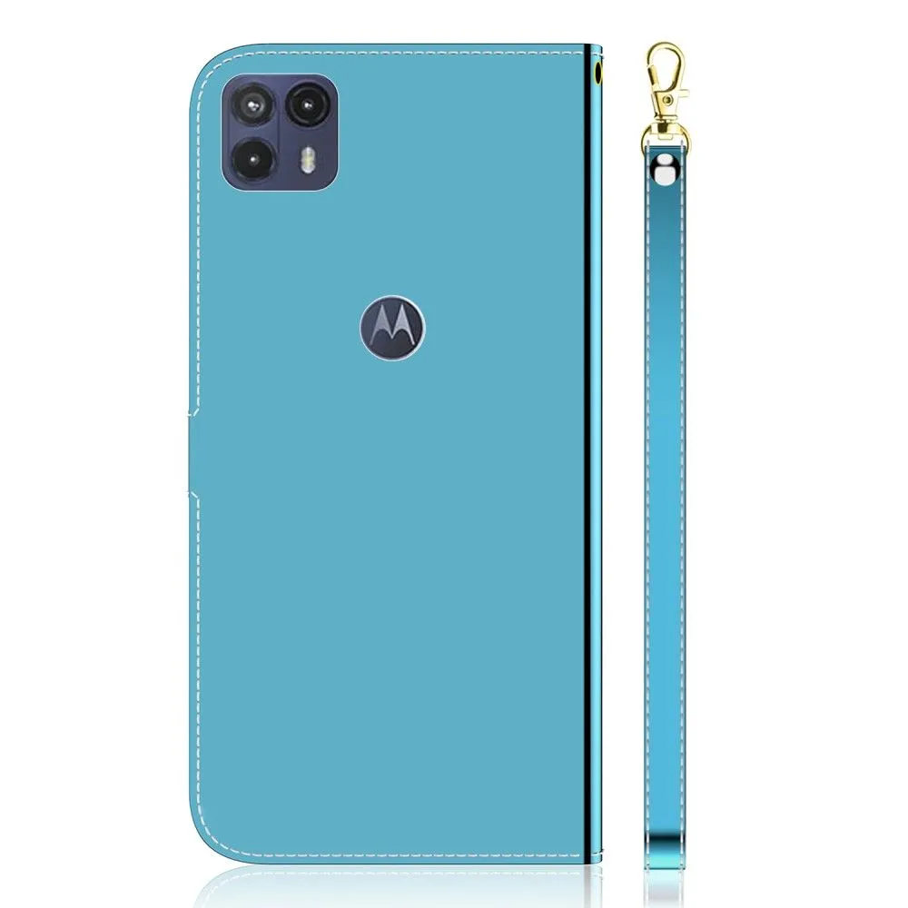 Mirror Motorola Moto G50 5G flip case - Blue