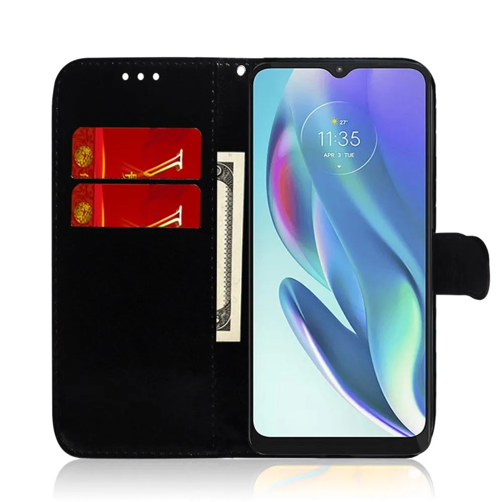 Mirror Motorola Moto G50 5G flip case - Blue