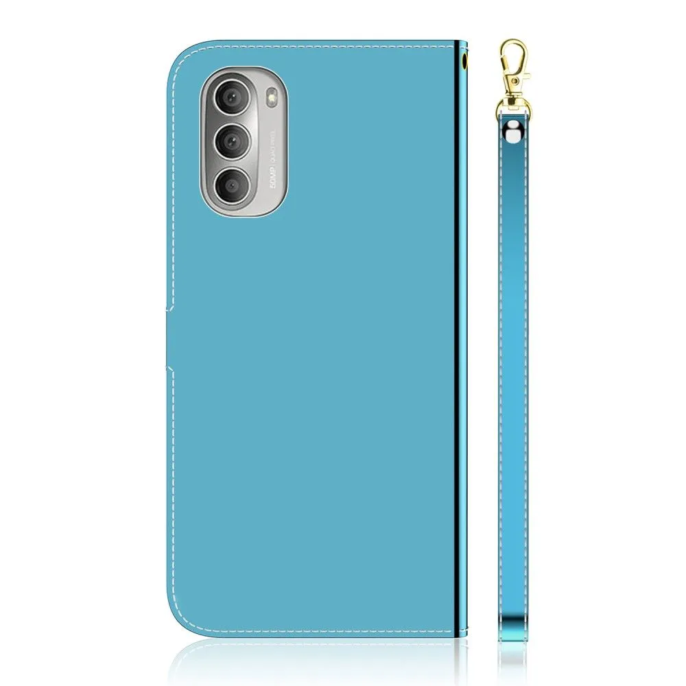 Mirror Motorola Moto G51 5G flip case - Blue