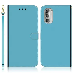 Mirror Motorola Moto G51 5G flip case - Blue