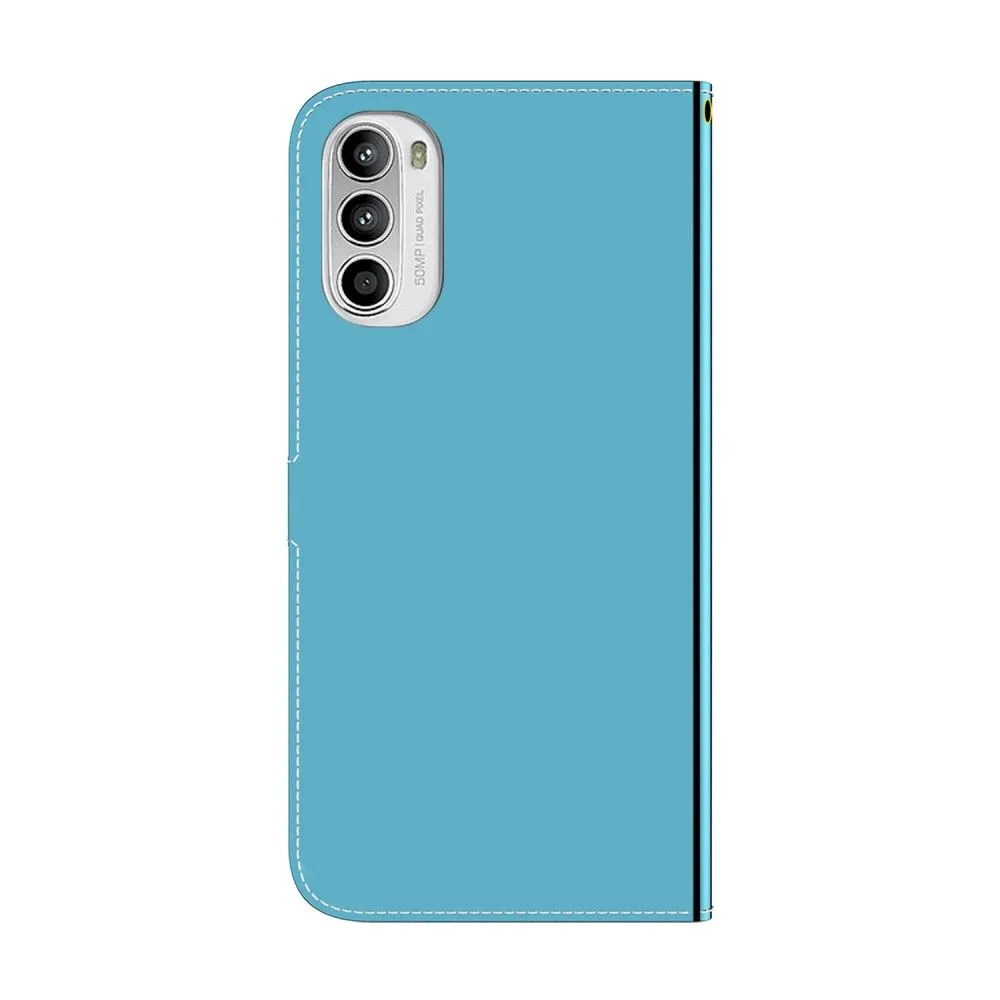 Mirror Motorola Moto G52 flip case - Blue